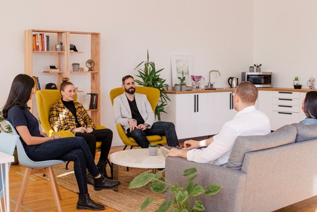 Socializing happens naturally in a coliving location.