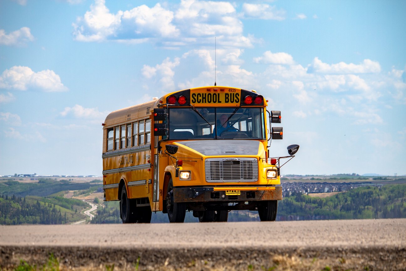 A converted school bus is also called a skoolie.