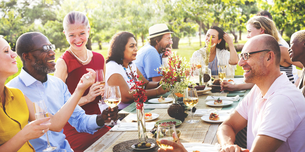 Friendly neighbors in cohousing